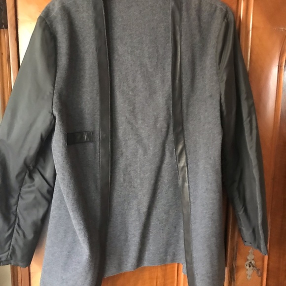 Maestri Italy leather jacket with button in wool liner sz 46 as new on sale - Picture 3 of 7